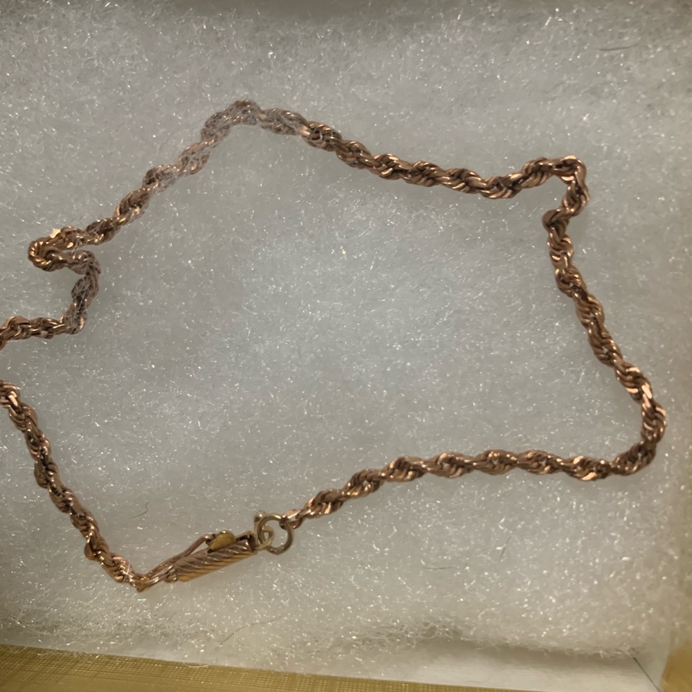 14k gold rope bracelet - 2.5MM only